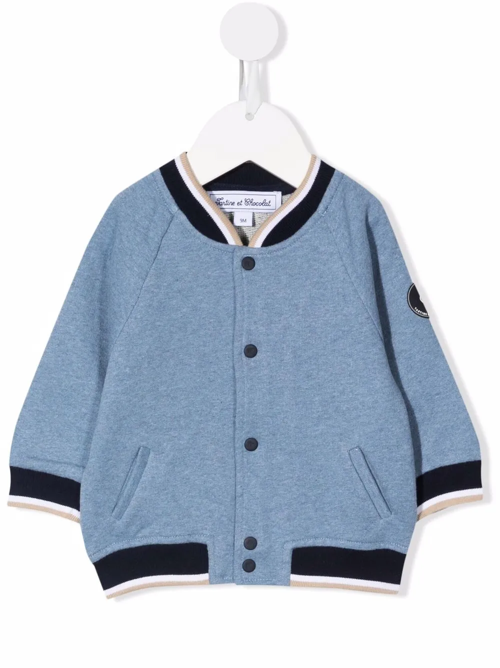 фото Tartine et chocolat cotton stripe-trim jacket