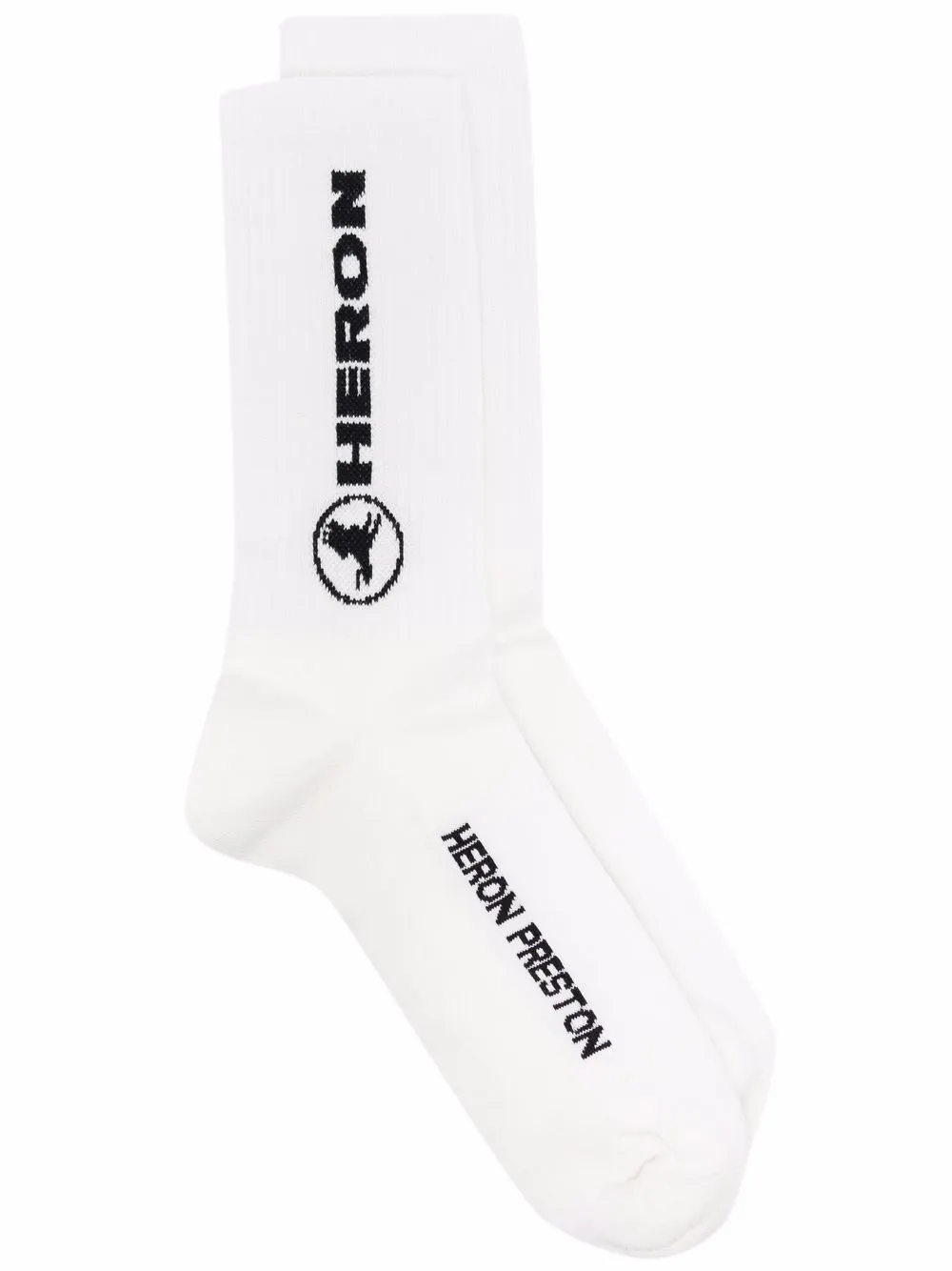 фото Heron preston logo-intarsia socks