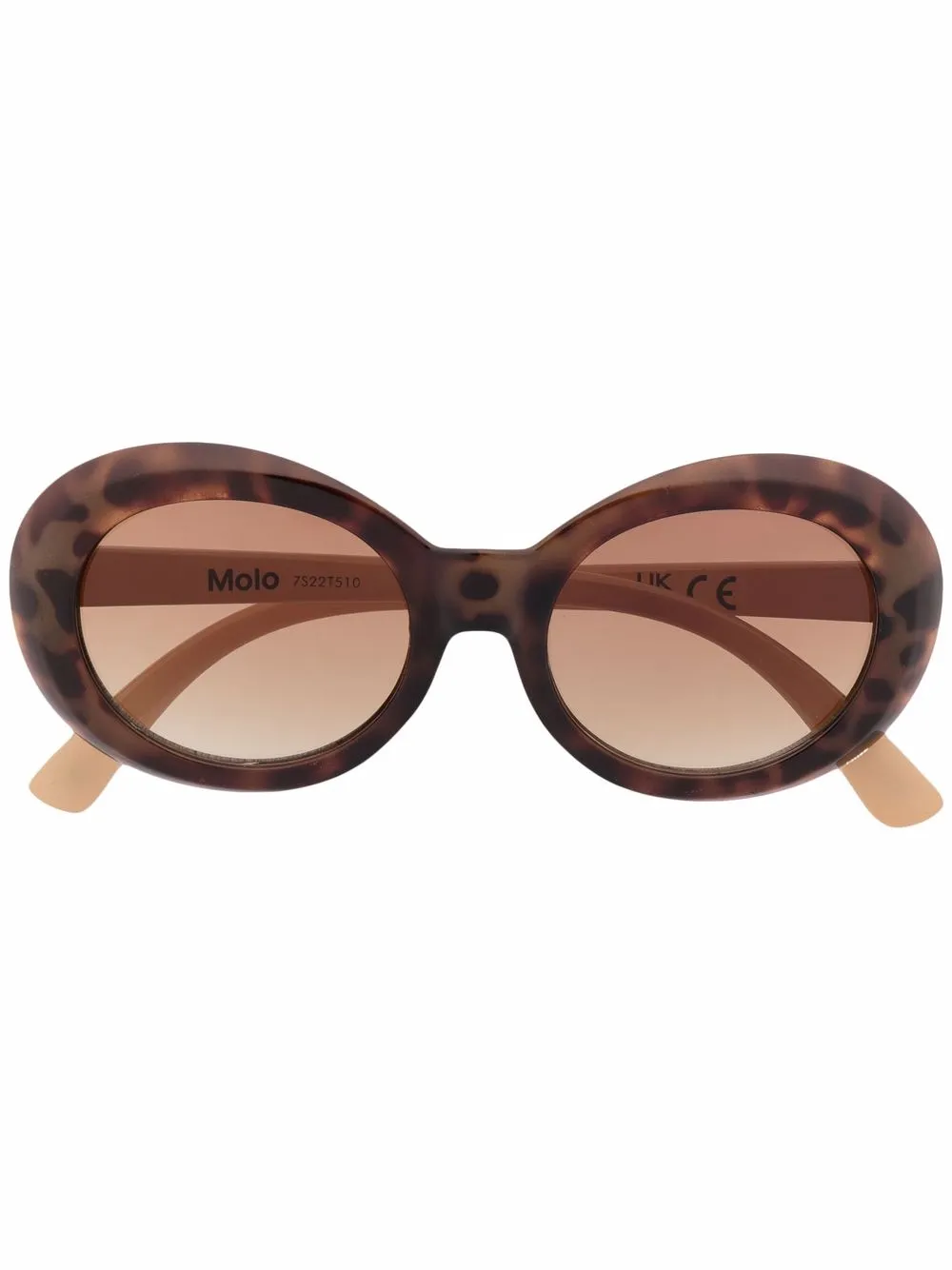 

Molo tortoiseshell oval-frame sunglasses - Brown