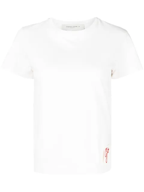 Golden Goose logo-patch short-sleeved T-shirt