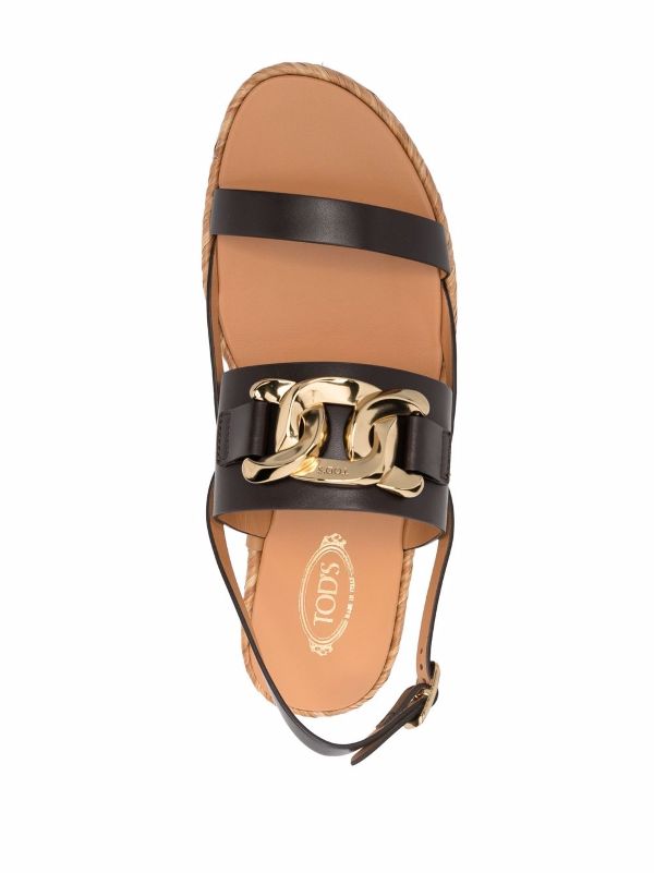 tod's fringe sandals