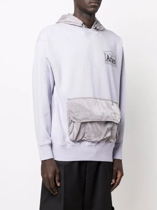 ARIES Hooded Sweat グレー フーディ L Aries Unisex Hoodie – Shop With Spence