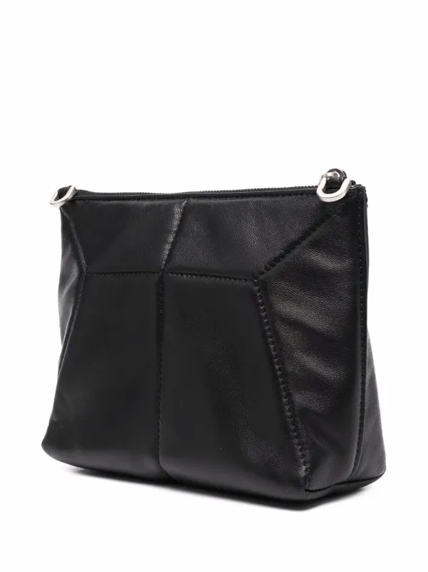 リックオウエンス メンズ Adri black ショルダーバッグ バッグ 爆売り