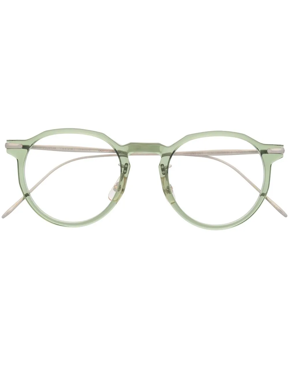 

Oliver Peoples lentes con armazón redonda - Verde