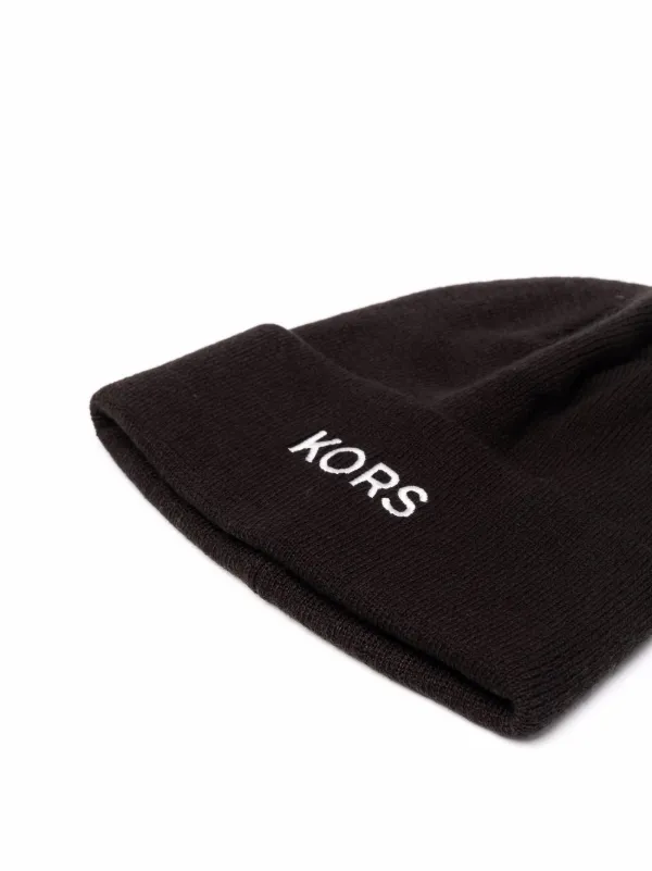Michael Kors logo-embroidered ribbed 