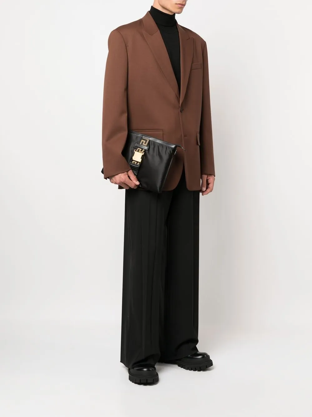 Versace La Greca laptophoes - Zwart