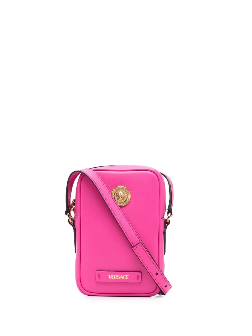 

Versace mochila tipo mensajero con placa Medusa - Rosado