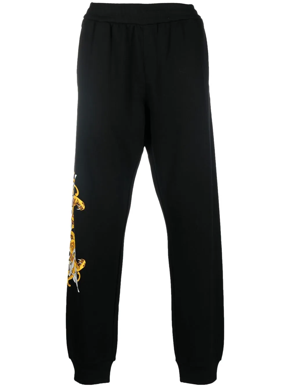 

Versace pants con logo estampado - Negro