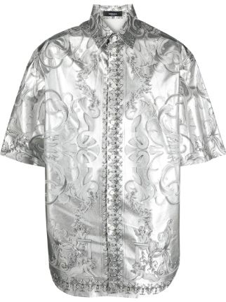 Versace silk shirt outlet for sale