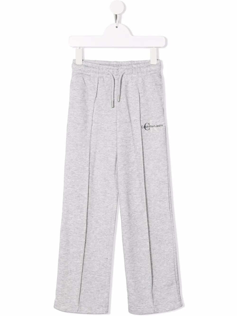 

Calvin Klein Kids pants con logo estampado - Gris