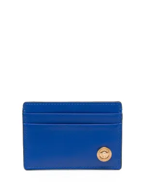 Blu Portacarte con stampa Farfetch Uomo Accessori Borse Portafogli e portamonete Portacarte 