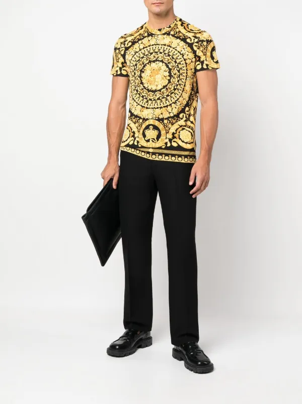 Versace Camiseta Com Estampa Barroca - Farfetch