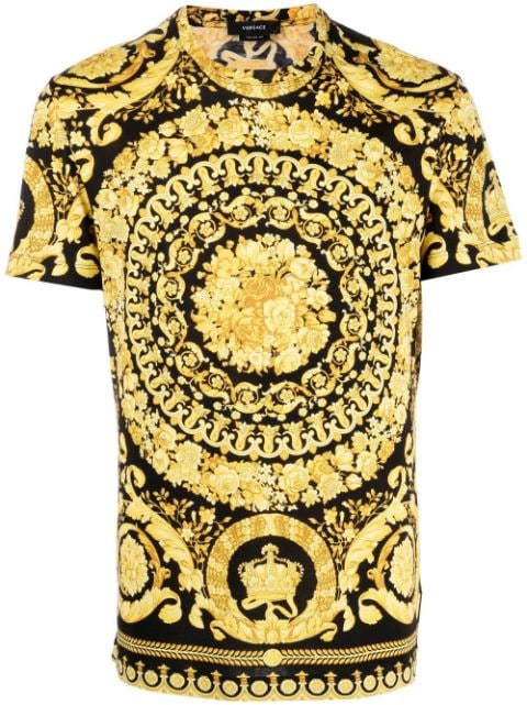 Versace T-Shirt mit Barock-Print