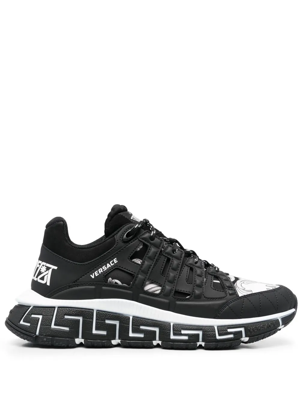 

Versace tenis bajos Trigreca - Negro