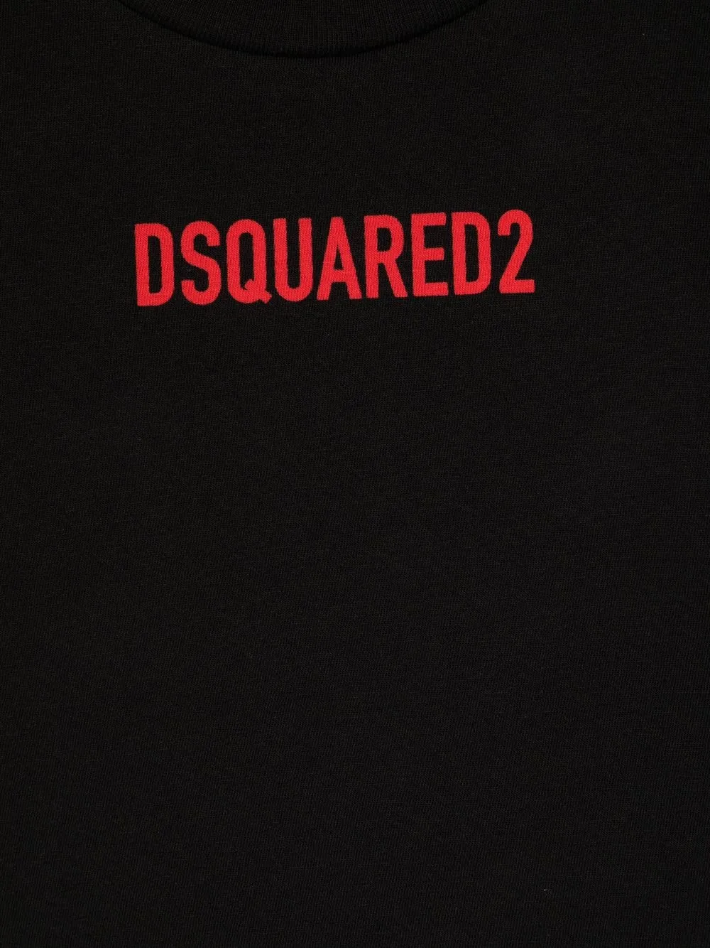 фото Dsquared2 kids укороченная футболка с логотипом