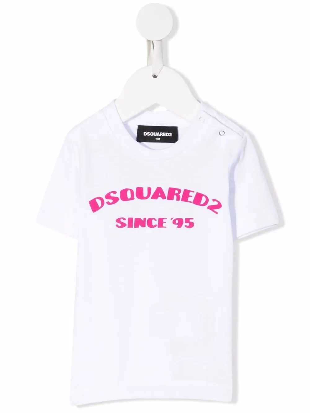 

Dsquared2 Kids playera manga corta con logo estampado - Blanco