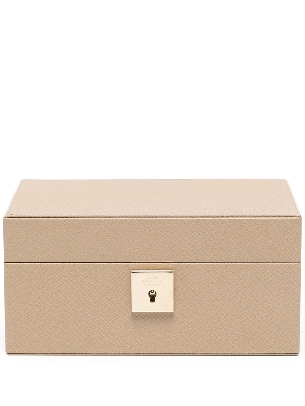 Smythson Smaller leather jewellery box - Brown