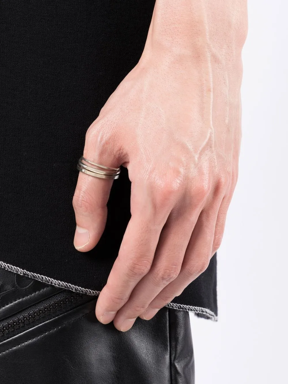 WERKSTATT:MÜNCHEN Connected Infinity stackable ring | Men | Image 2