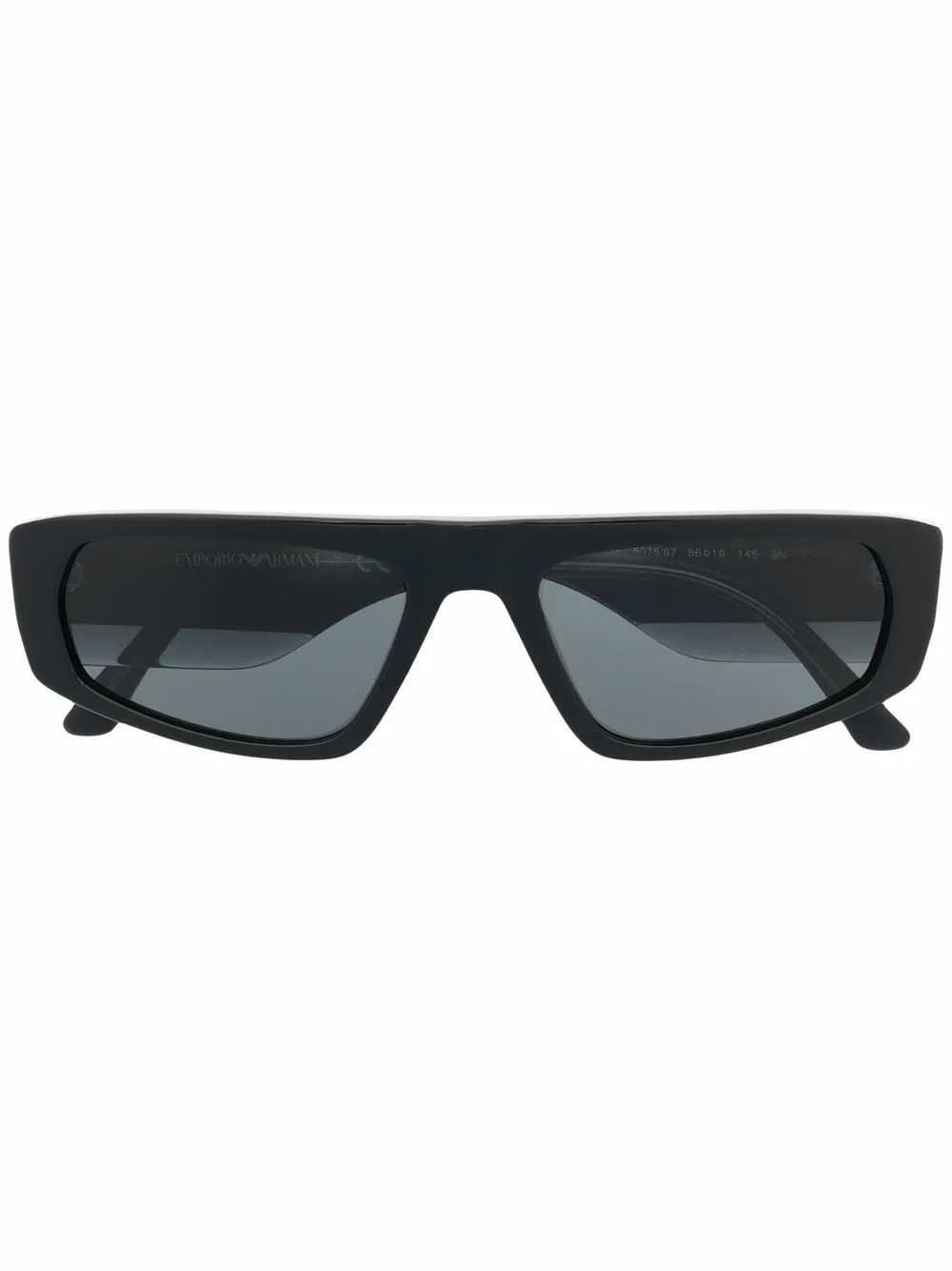 

Emporio Armani geometric-frame sunglasses - Black