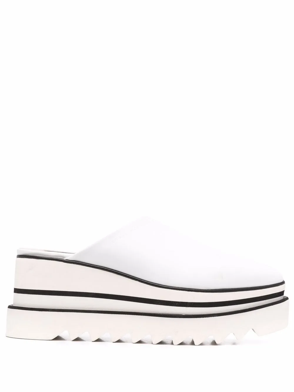 

Stella McCartney mules Elyse Eco Alter con tacón de 85mm - Blanco