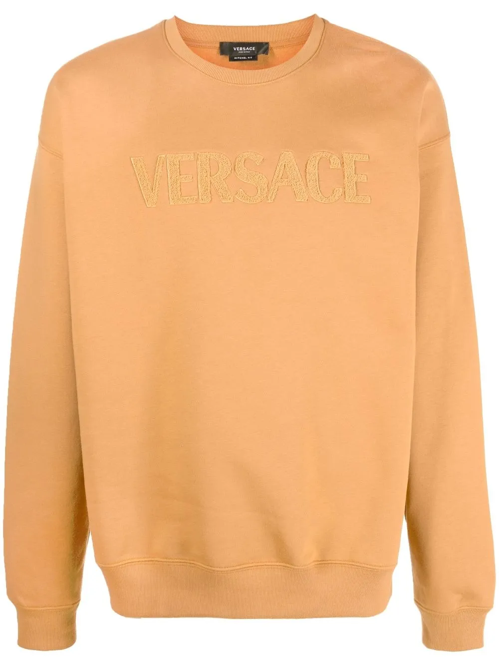 

Versace sudadera con logo bordado - Marrón