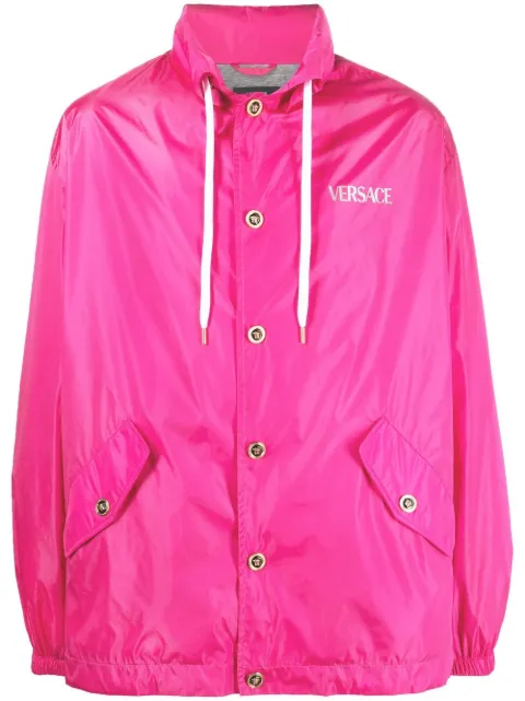 chest logo-print detail windbreaker