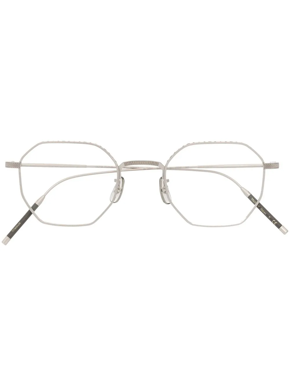 

Oliver Peoples lentes TK-5 con armazón geométrico - Plateado