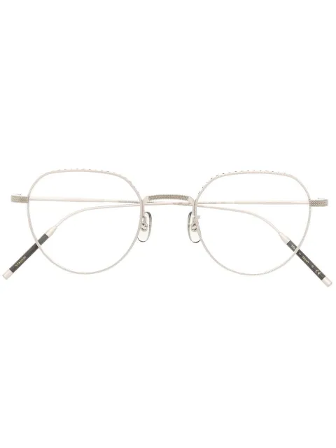 Oliver Peoples lentes TK-4 con aramzón geométrico