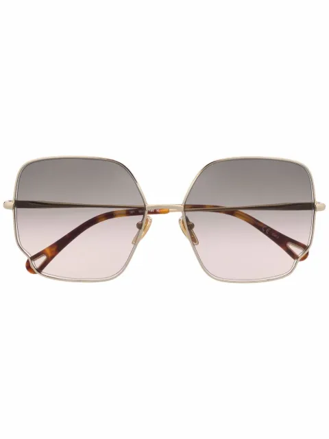 Chloé Eyewear oversized-frame sunglasses