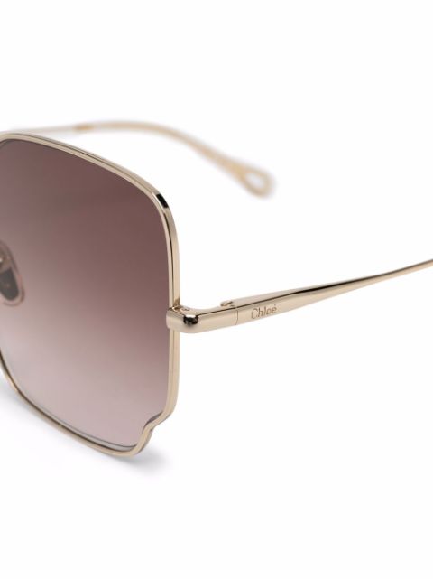 chloe eliza square sunglasses