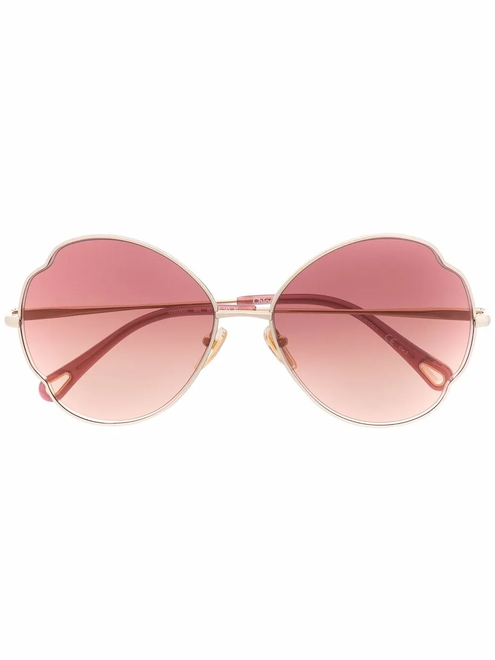 

Chloé Eyewear round-frame sunglasses - Gold