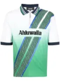 Ahluwalia Football organic cotton polo shirt - Green