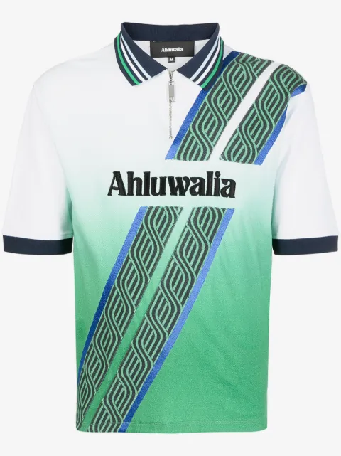 Ahluwalia Football organic cotton polo shirt