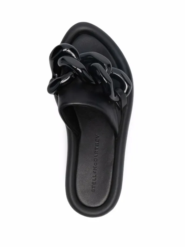 Stella McCartney chain-embellished Air Slides - Farfetch