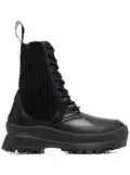 Stella McCartney Trace lace-up combat boots - Black