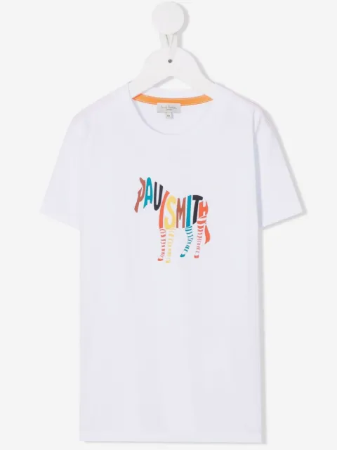 Paul Smith Junior logo-print organic cotton T-shirt