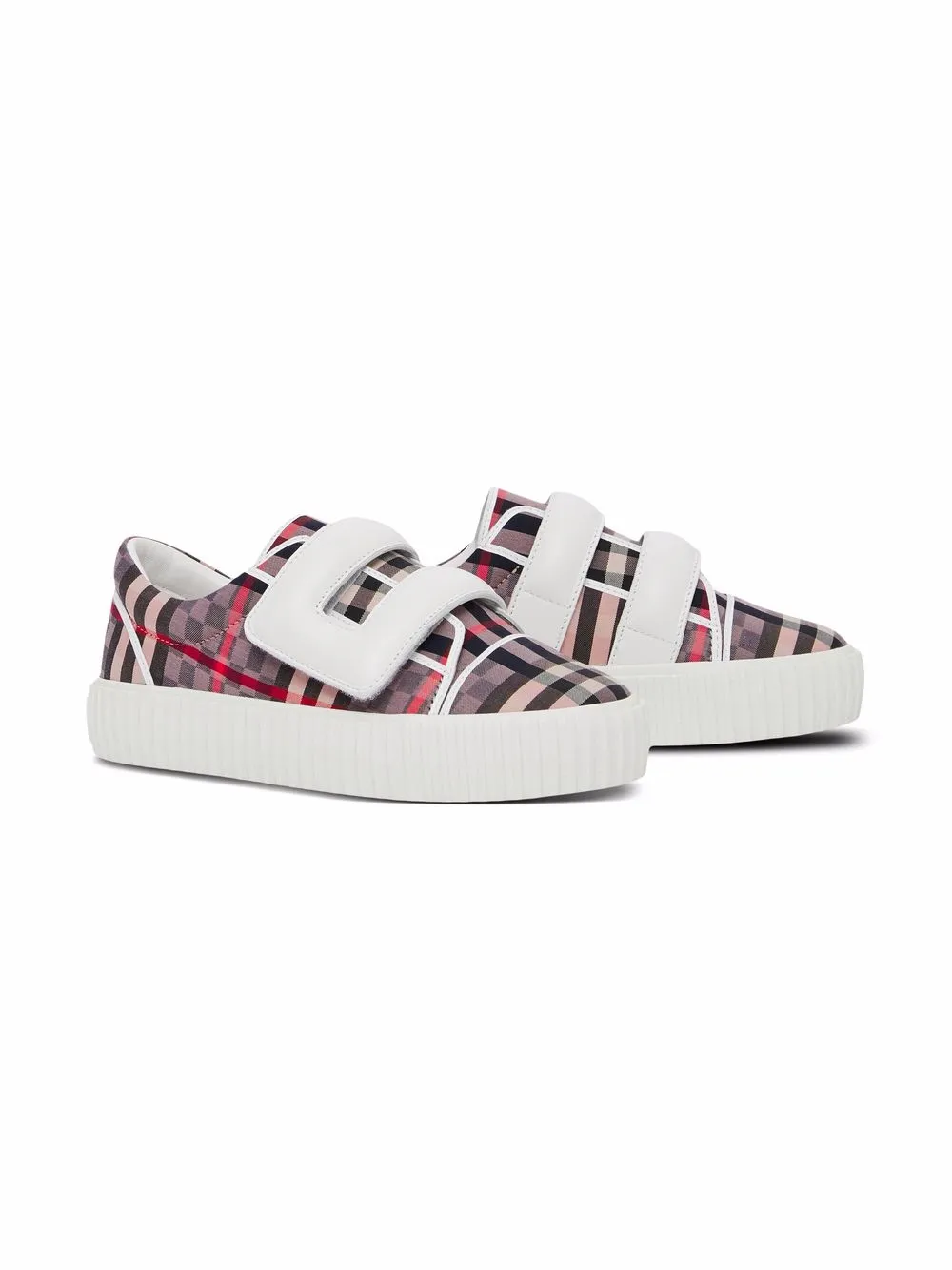 

Burberry Kids Vintage check cotton sneakers - Pink