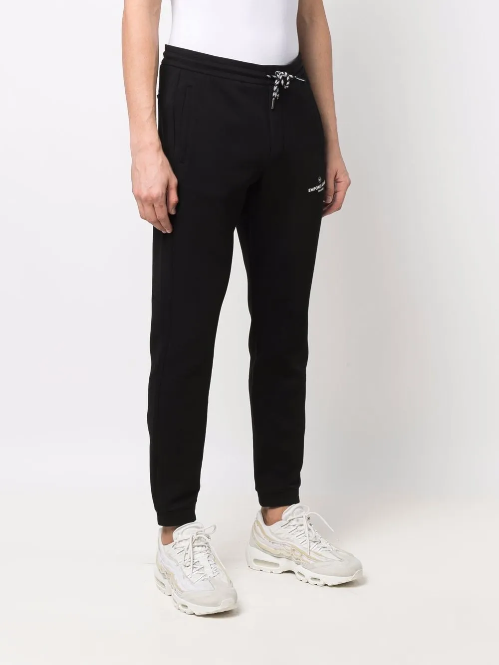 фото Emporio armani спортивные брюки с кулиской и логотипом