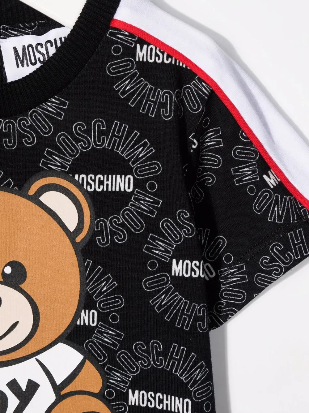 фото Moschino kids футболка teddy bear