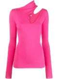 MANURI Bambina cut-out detail blouse - Pink