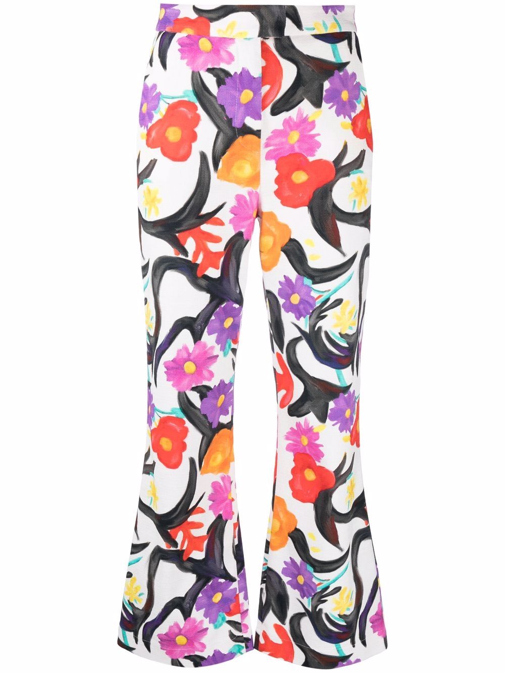 фото Stella jean floral flared trousers