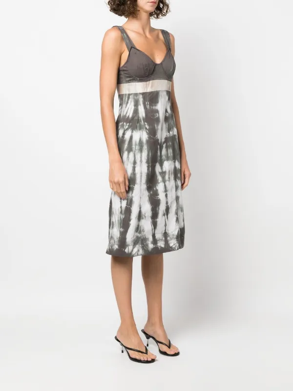 Prada Pre Owned 2000s tie dye Effect Bustier Dress Farfetch