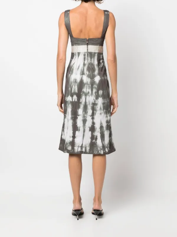 Prada tie outlet dye dress