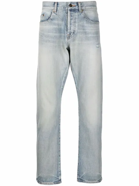 Saint Laurent Stonewashed straight-cut 