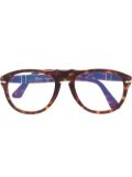 Persol tortoiseshell aviator-frame glasses - Brown