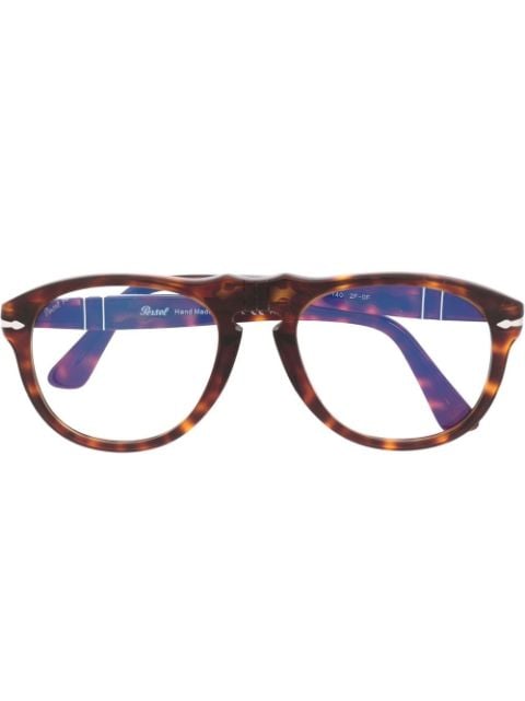 Persol tortoiseshell aviator-frame glasses