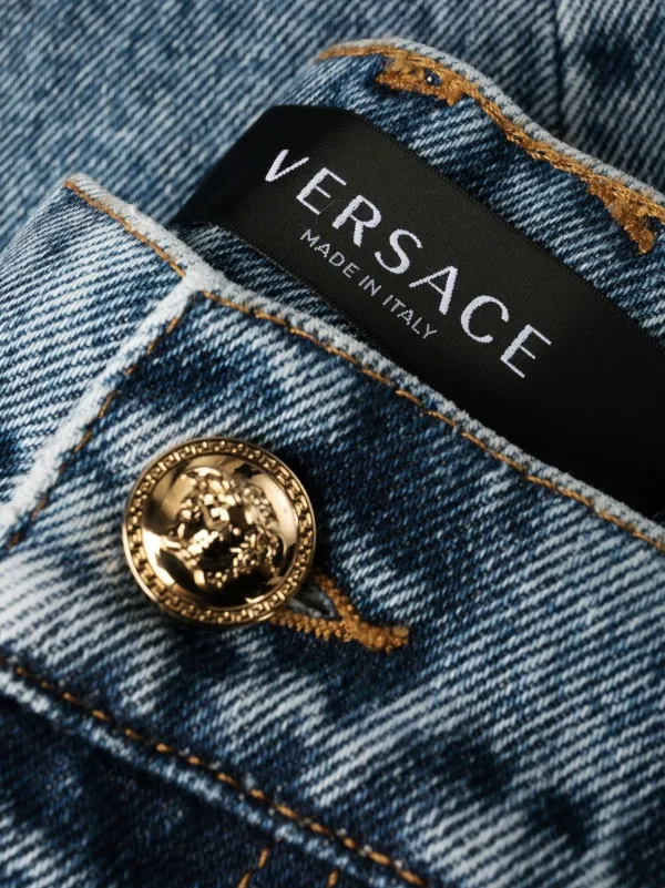 Versace ヴェルサーチェ ツイストシーム ジーンズ - Farfetch