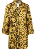 Versace Barocco silk robe - Black