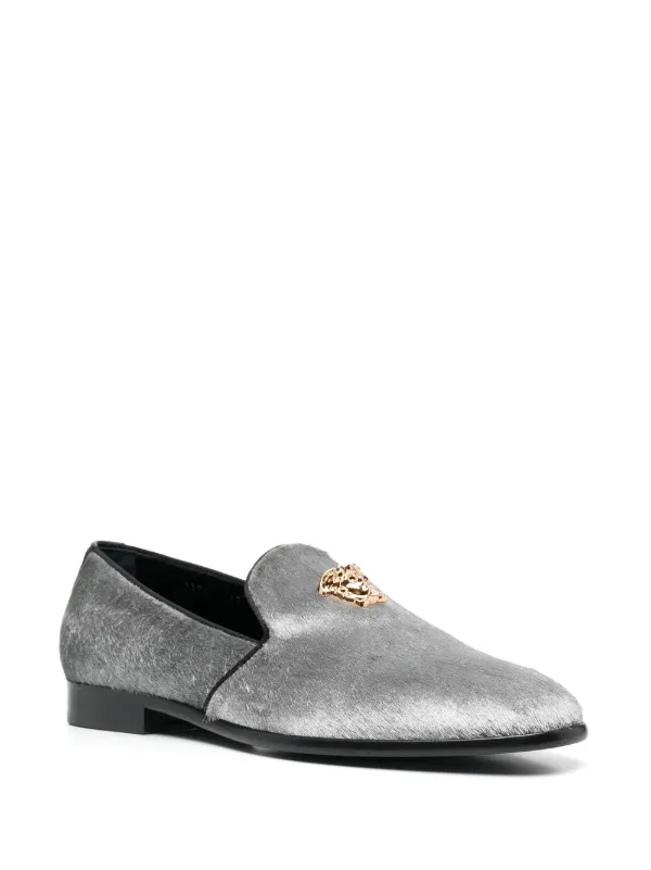 Versace Medusa-head Slippers | Grey | FARFETCH display picture 3