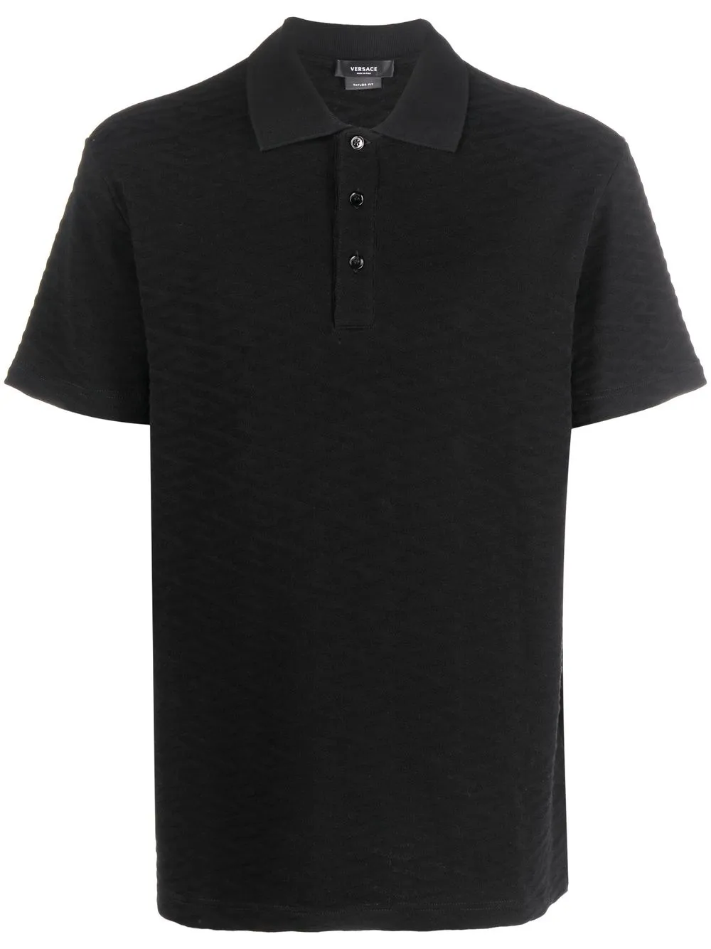 

Versace playera tipo polo La Greca - Negro